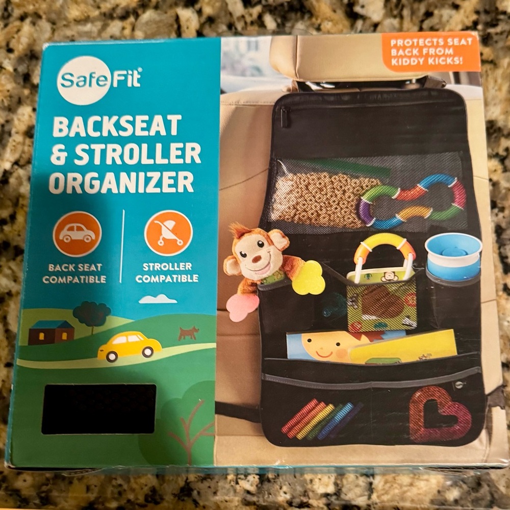 SafeFit Backseat & Stroller Organizer | NWT